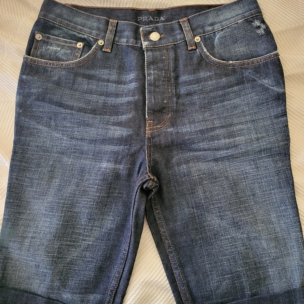 PRADA Bermuda jean shorts